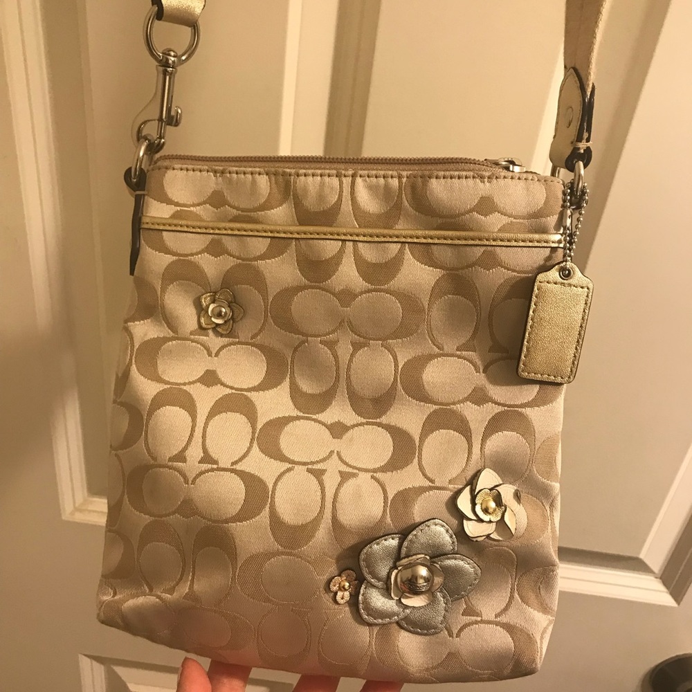 Coach flower crossbody